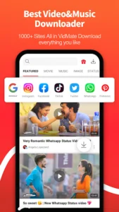 Vid-matè All Video Downloader Best APP 2025